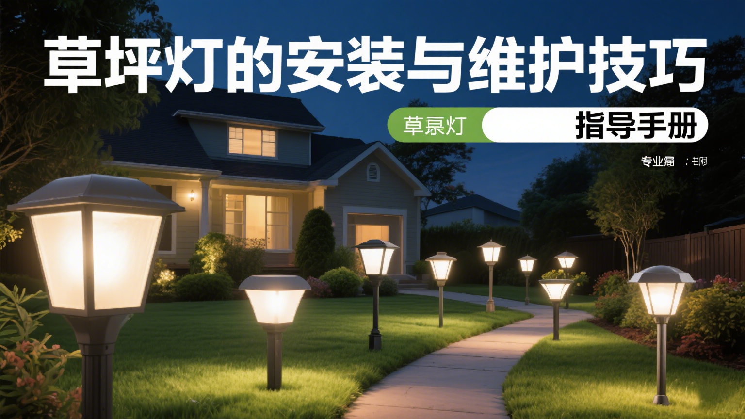 草坪燈的安裝與維護(hù)技巧